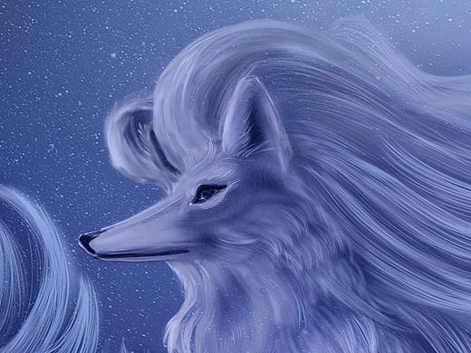 白狐（个人主页-ZNTI2MDk3NTY=） - 创作习作 - 站酷设计师吉祥雪娃娃原创素材 - 站酷ZCOOL