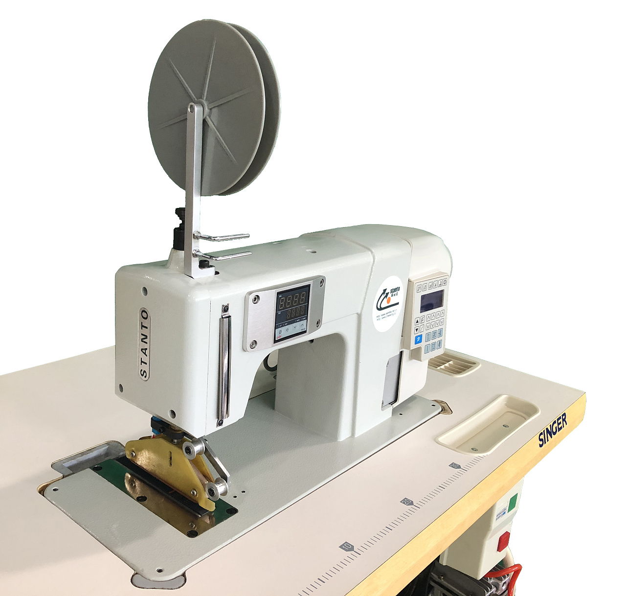 思坦途双面呢嵌条粘烫机