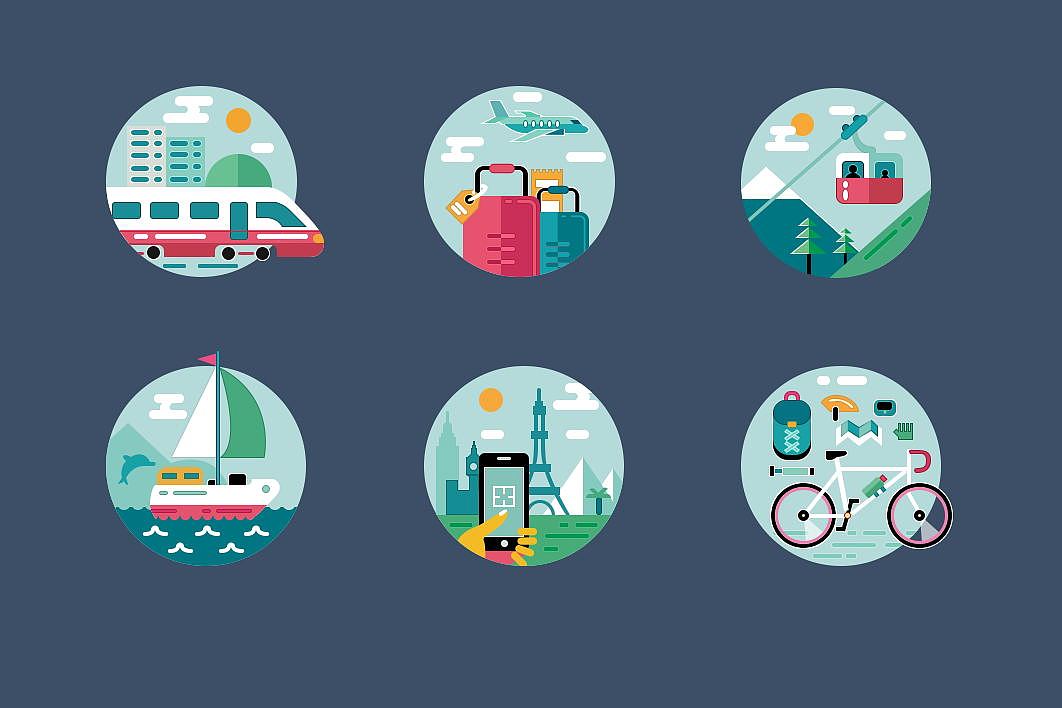 插画icon练习（图ZMjc3ODg0NDk2） - 图标 - 站酷设计师小咸粥原创素材 - 站酷ZCOOL