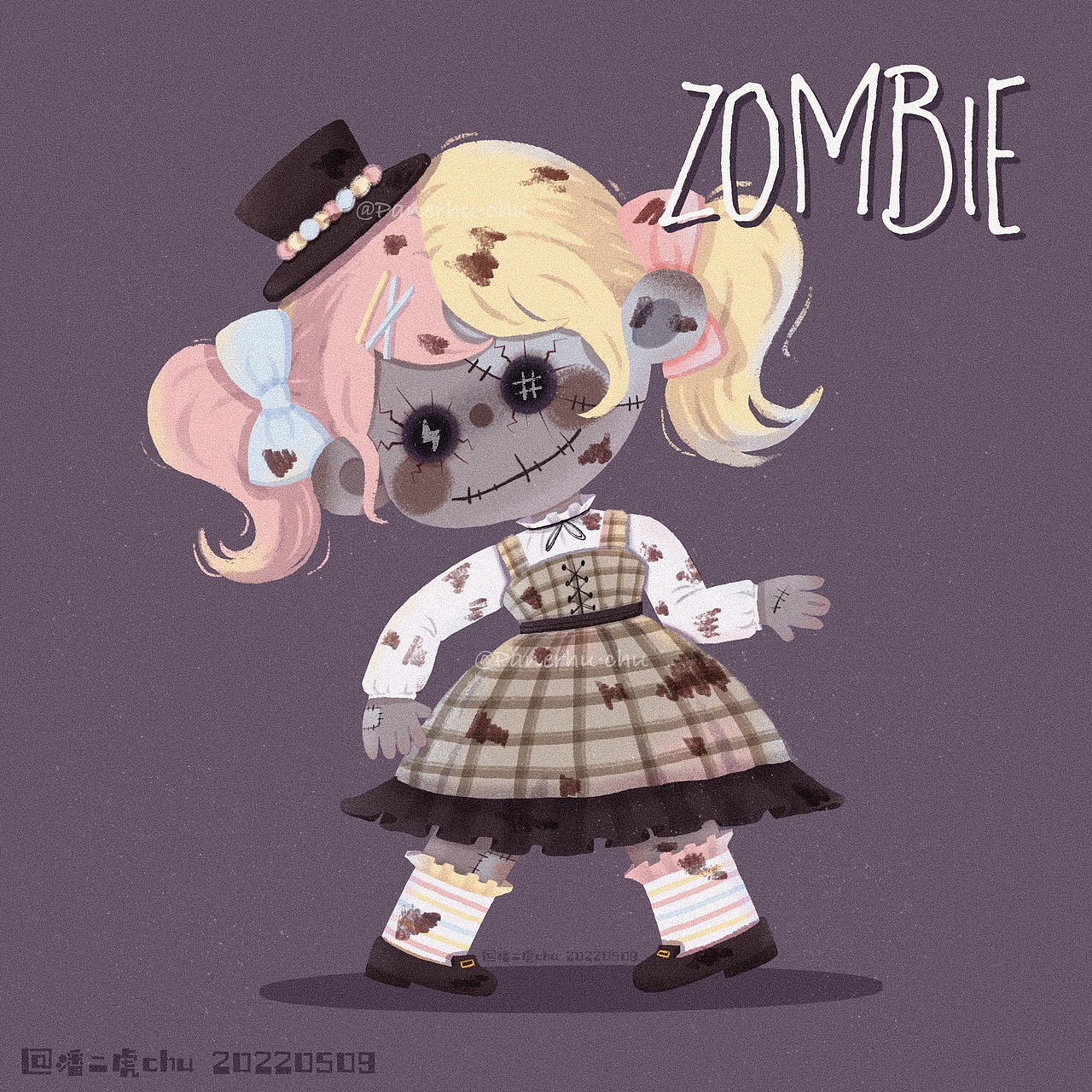 暗黑小可爱们（图ZMzI4MzAyNTg4） - 儿童插画 - 站酷设计师潘二虎chu原创素材 - 站酷ZCOOL