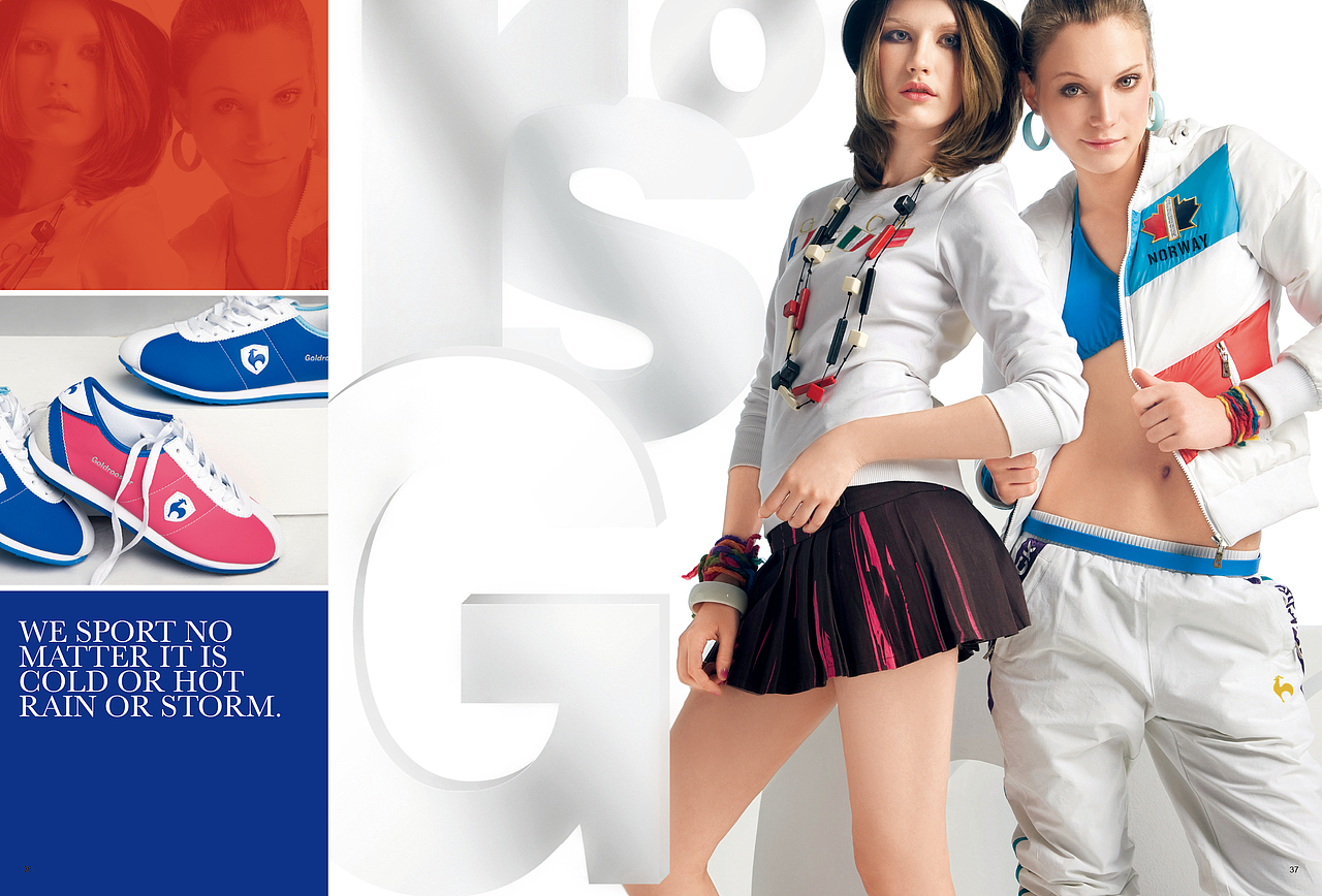 金鸡品牌运动装形象画册