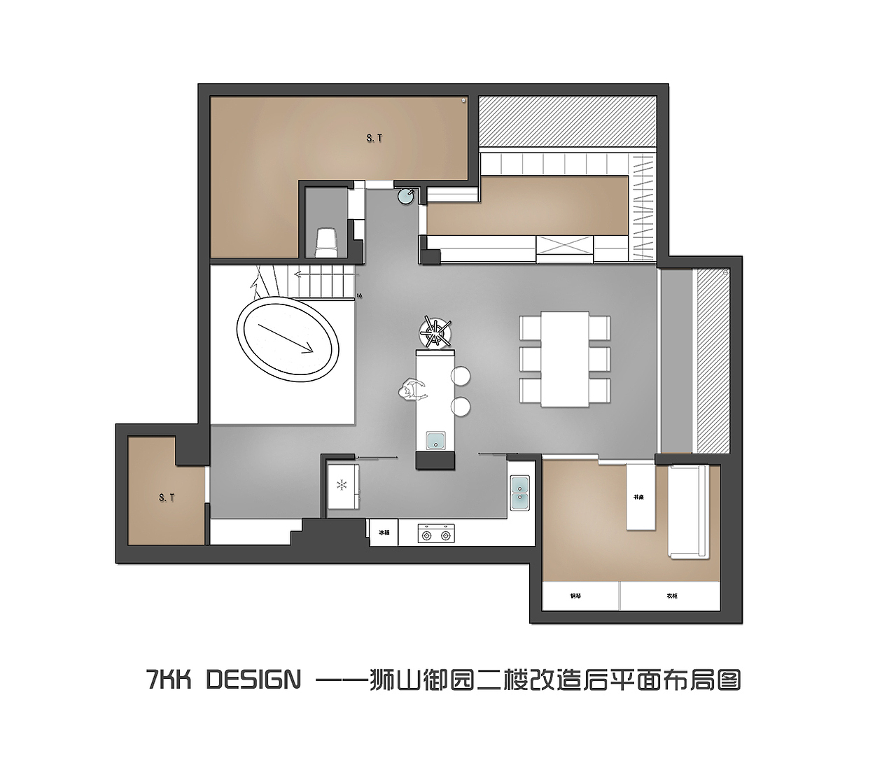复式楼突破常规设计，将建筑设计与室内设计完美演绎（图ZMTkzNzYwOTI4） - 家装设计 - 站酷设计师7kkdesign麦古一原创素材 - 站酷ZCOOL