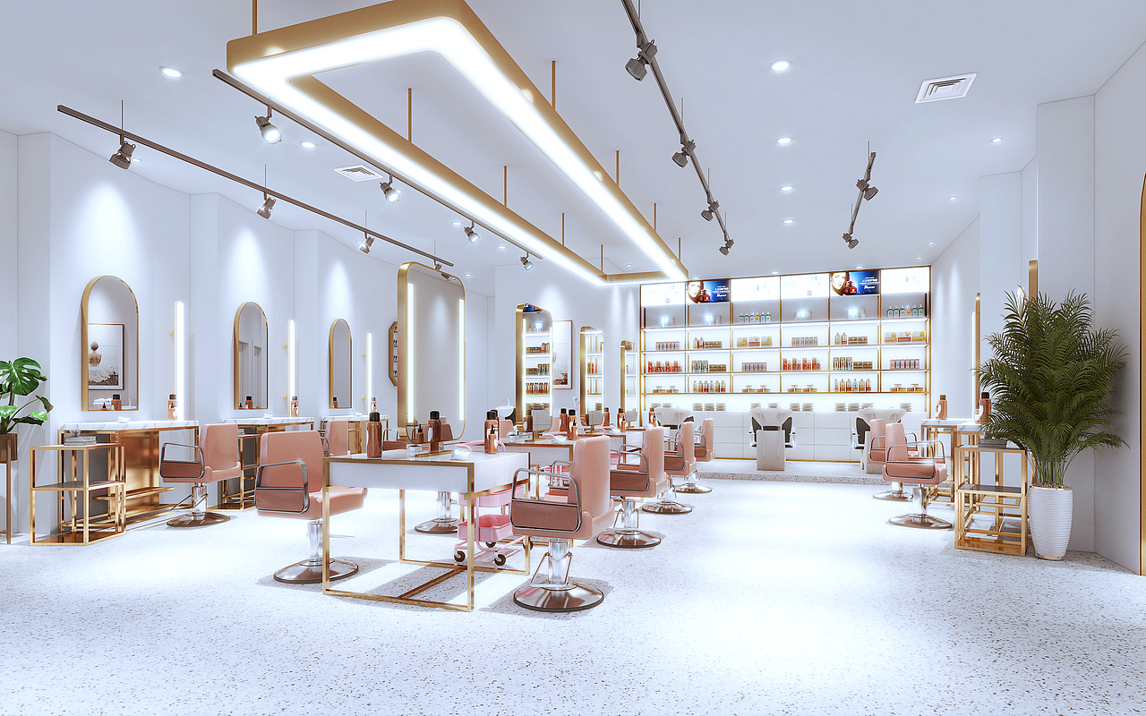 纤美国度美发中心——ins风超高颜值美发沙龙
