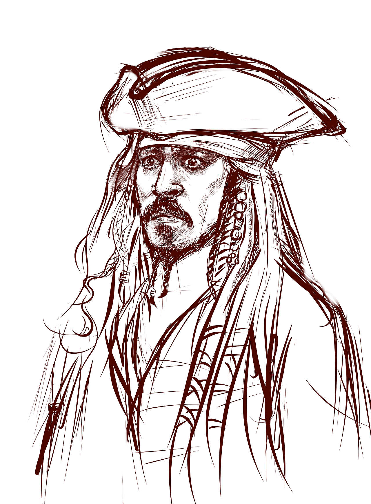 加勒比小海盗……Johnny Depp❤（图ZMjEzOTQ3MDQ=） - 创作习作 - 站酷设计师MAO爷爷原创素材 - 站酷ZCOOL