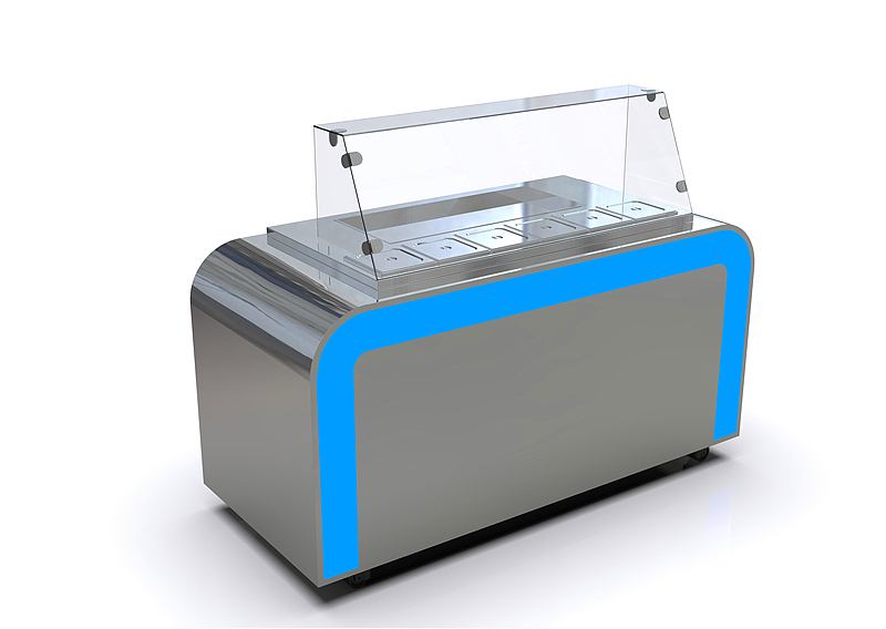 学校银行单位取餐台定制加工厂移动布菲台设备制作