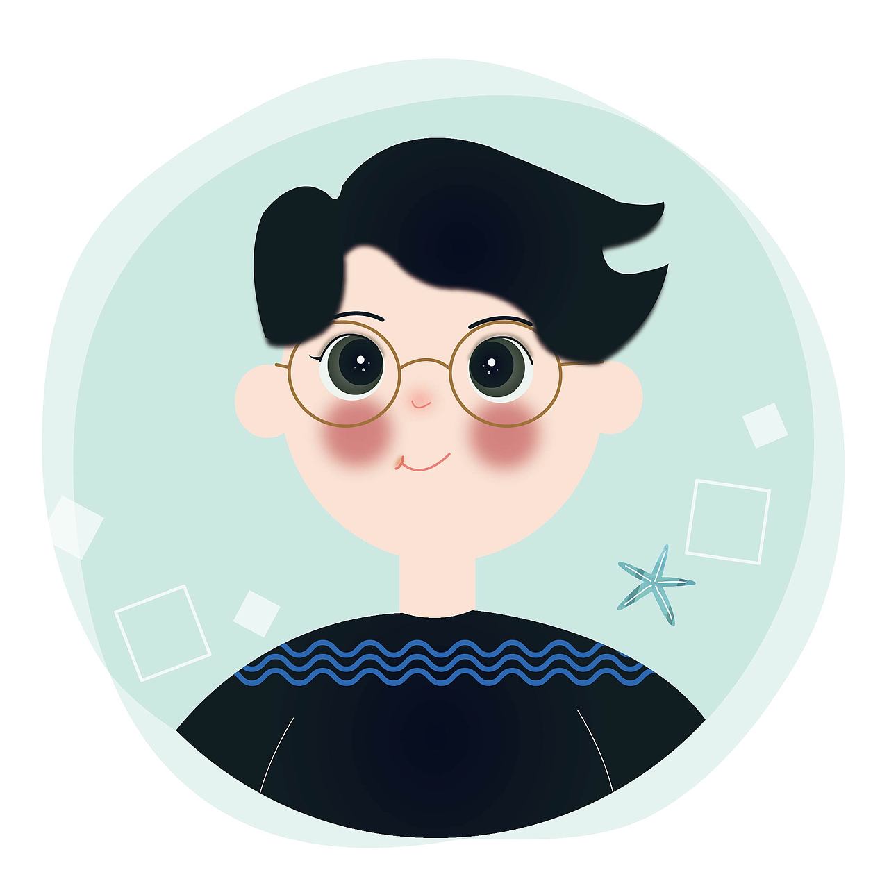 Q版卡通人物（图ZMjY5MDEzNTM2） - 其他平面 - 站酷设计师JIN1204原创素材 - 站酷ZCOOL