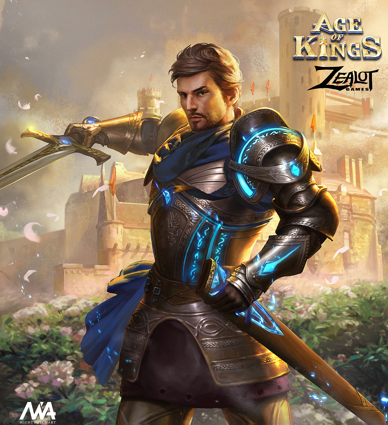 NWA原创 |《王权争霸（Age of Kings）》人物卡牌插画（图ZNzc0NjkwMzI=） - 商业插画 - 站酷设计师QueenStudios原创素材 - 站酷ZCOOL