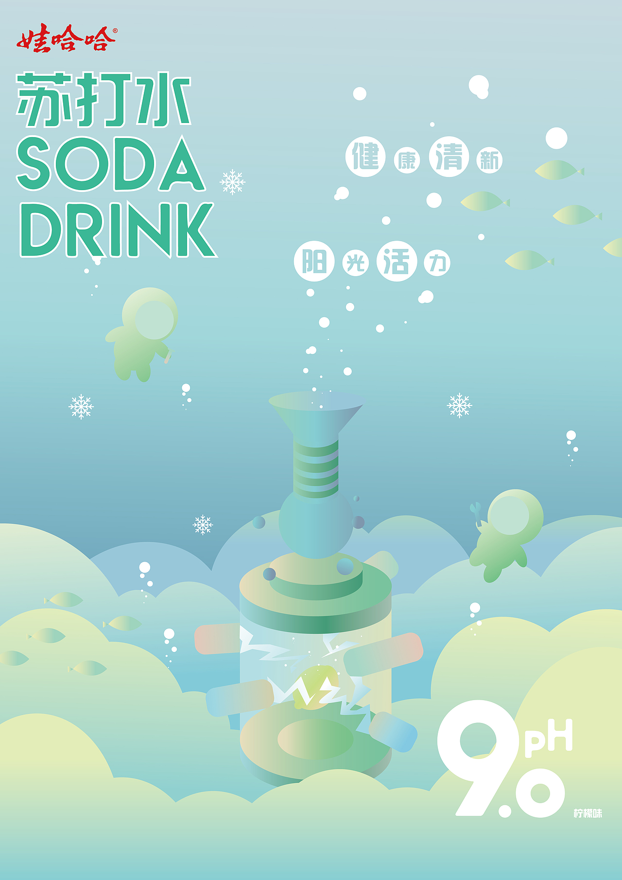 娃哈哈苏打水
