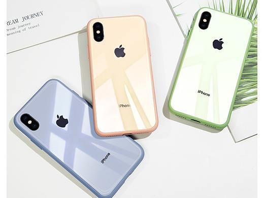 iphonex玻璃背板手机壳