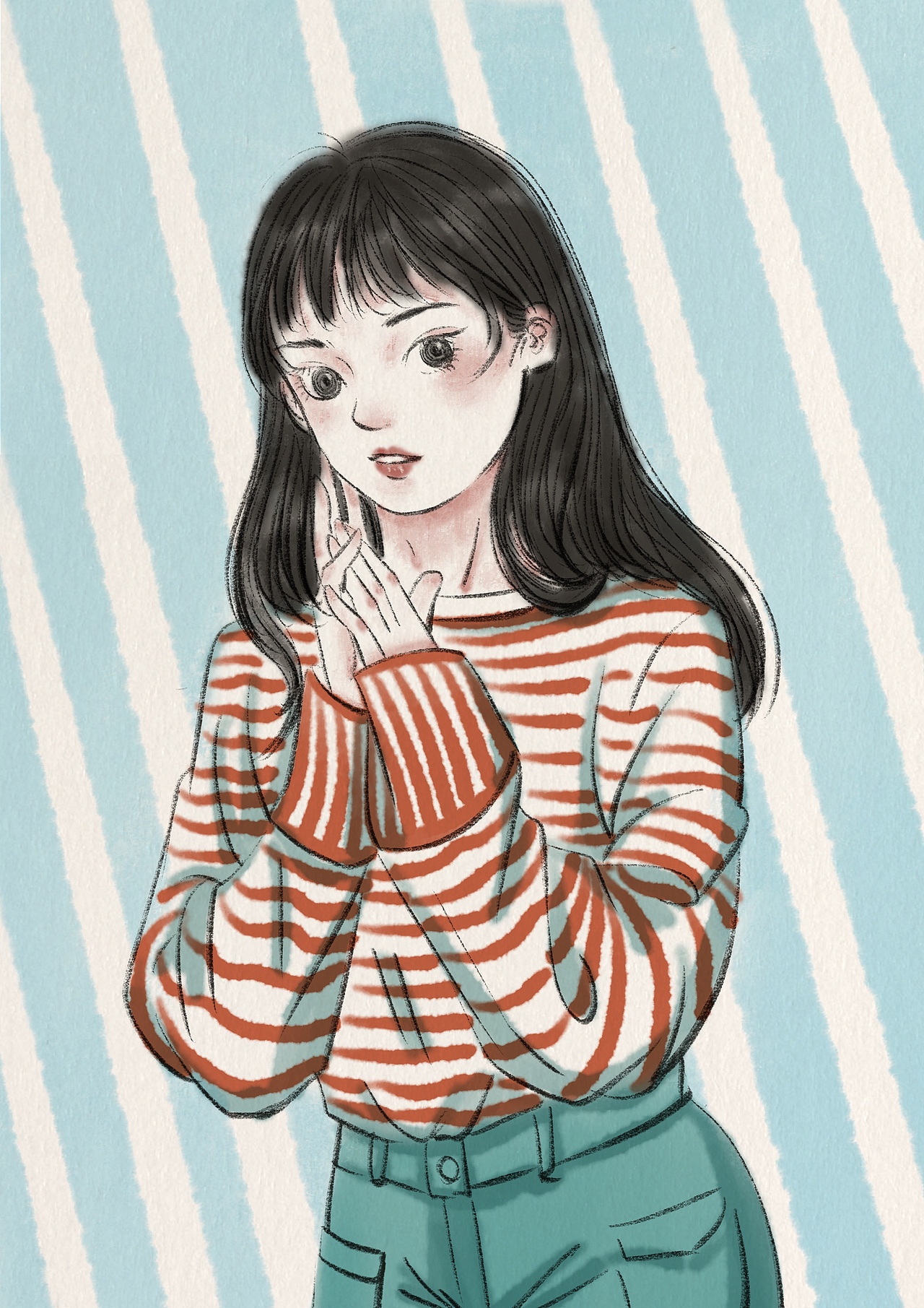 最近画的女孩纸