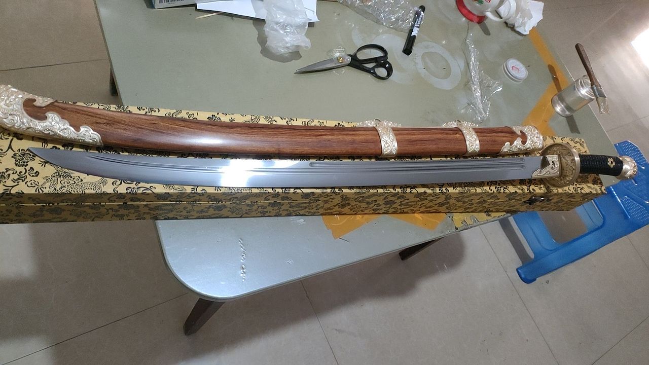 定制款实战雁翎刀