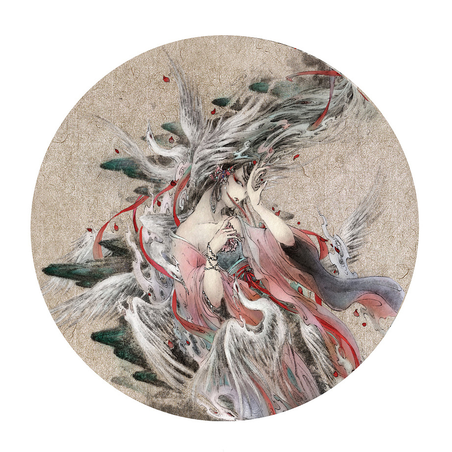 【中国百鬼】菌人,钟馗,山鬼夔···及近期的几幅练习