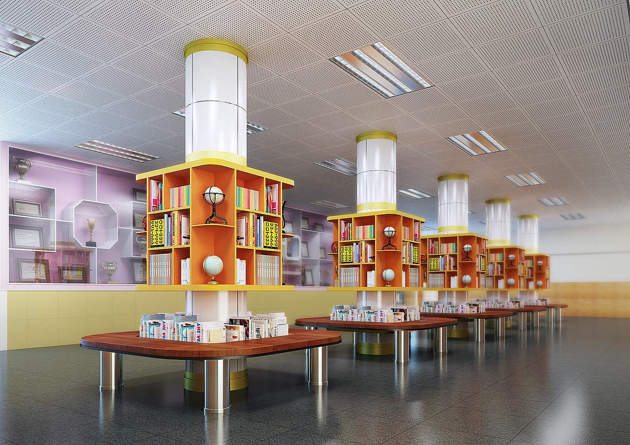 校园架空层书吧设计