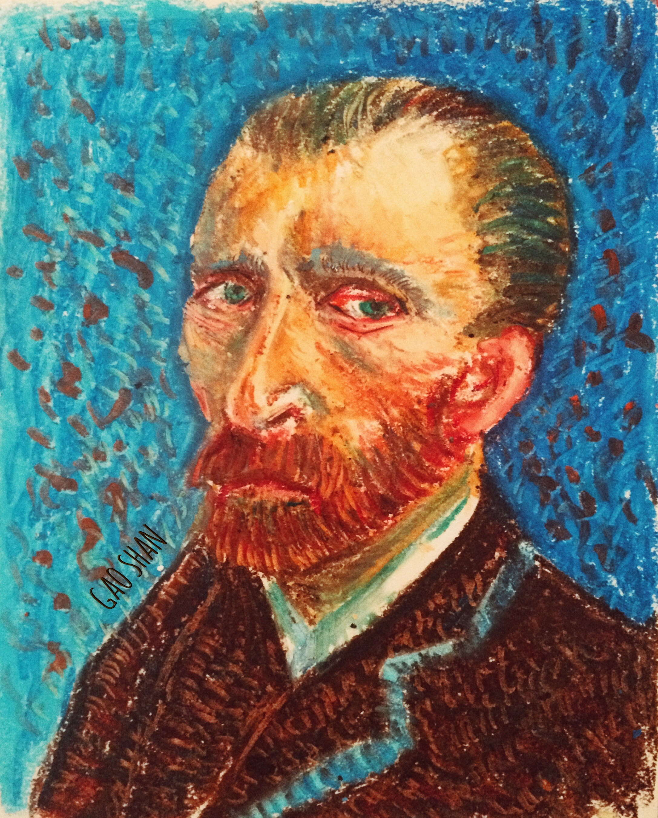 油画棒习作--梵高