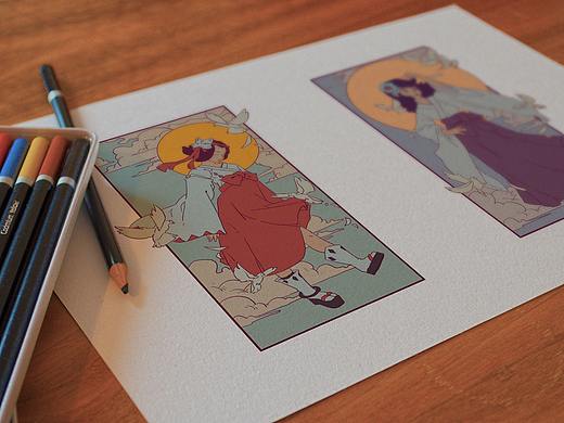 卡牌平面构成练习