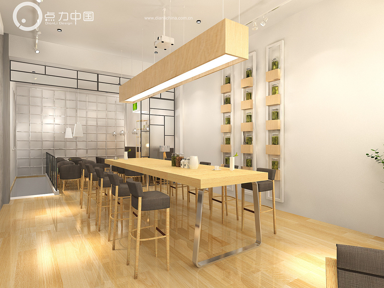 网红奶茶店效果图、奶茶店效果图、水吧效果图