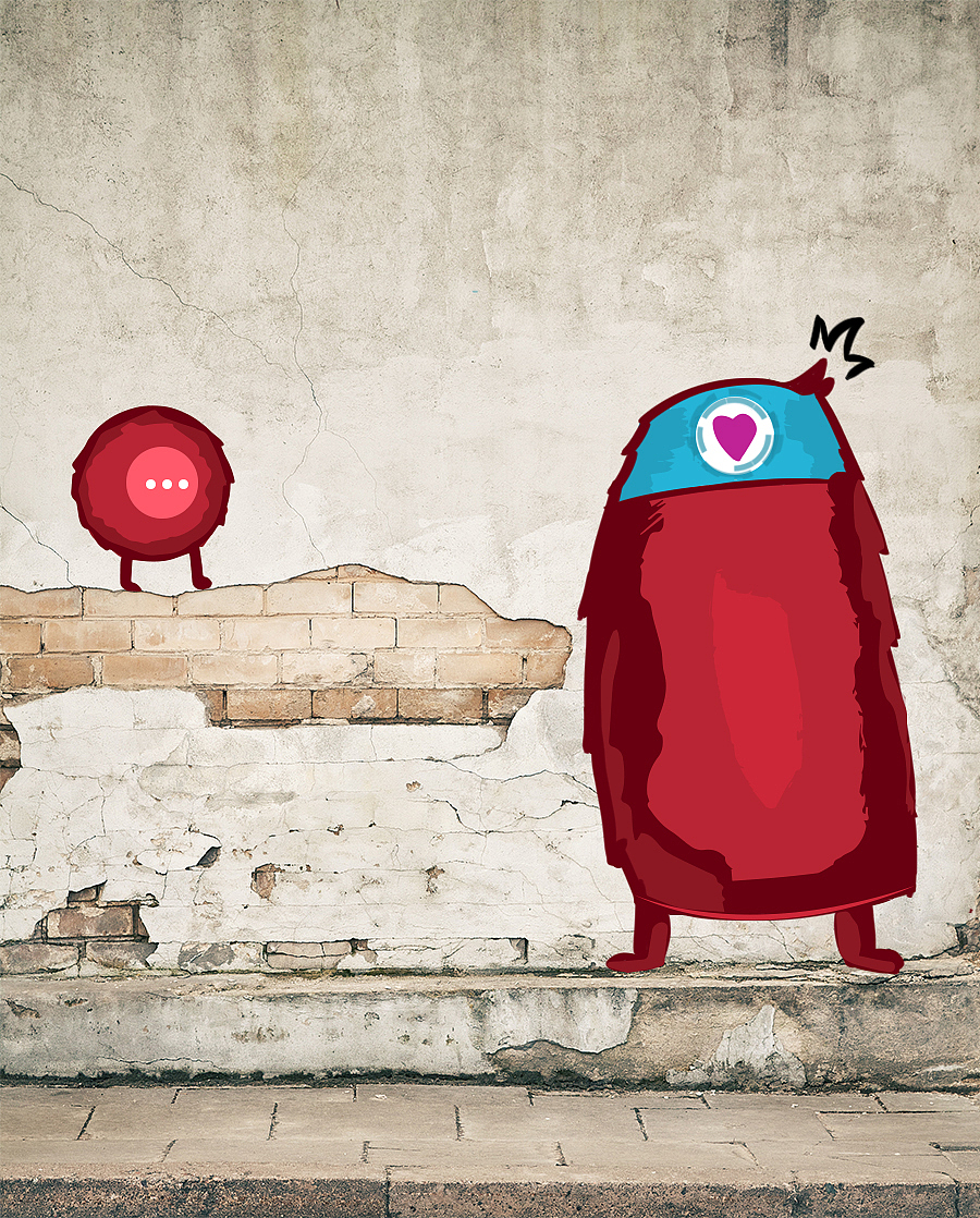 monster-七夕节来袭～（图ZMzI0MzEzMjg=） - 新锐潮流插画 - 站酷设计师tangtaohaibao原创素材 - 站酷ZCOOL