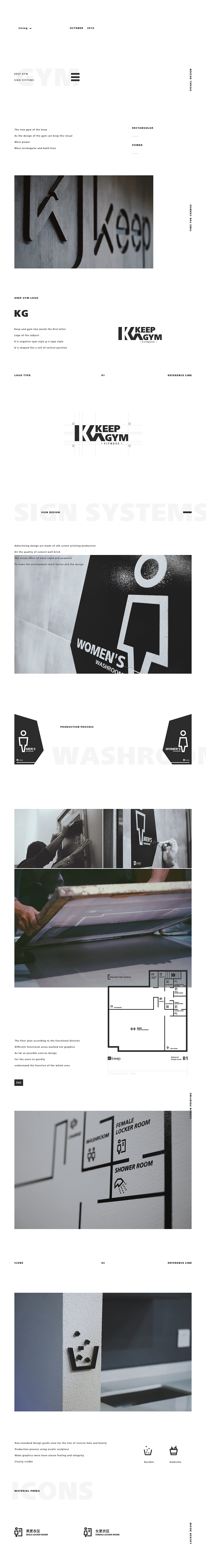 Keep Gym 导视系统设计