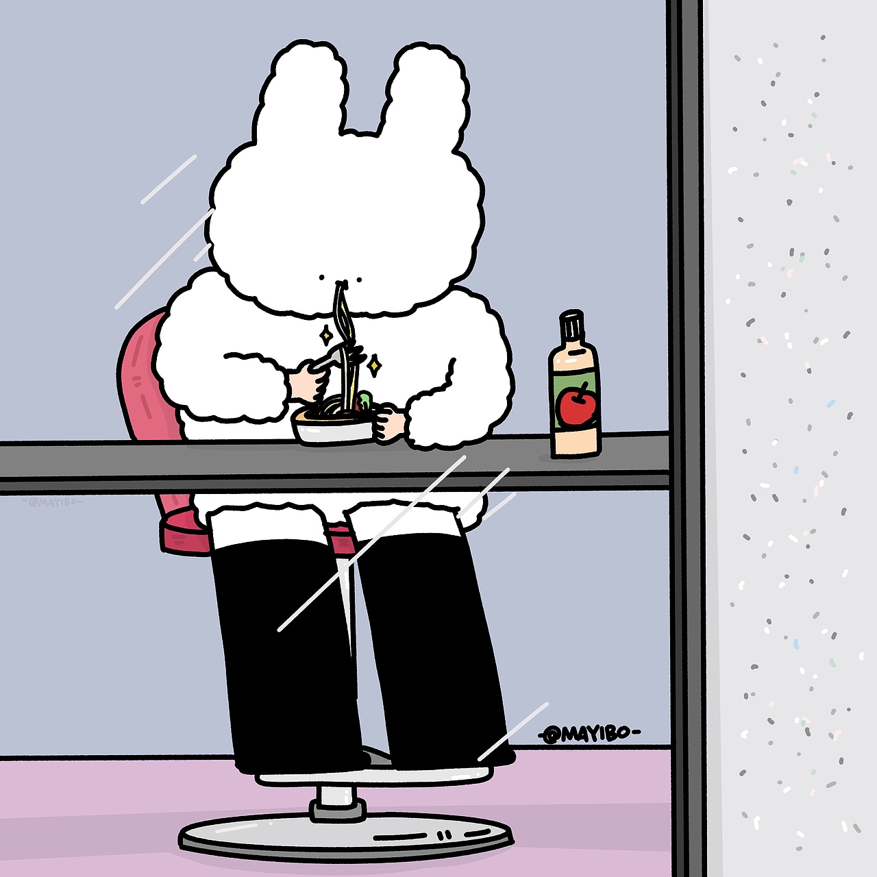 棉棉兔最近的日常