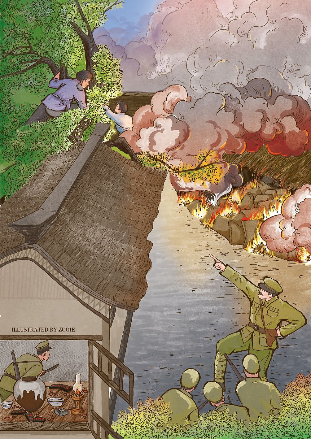 革命题材（图ZMzQ1Mzg4Mjky） - 儿童插画 - 站酷设计师猪叶子er原创素材 - 站酷ZCOOL