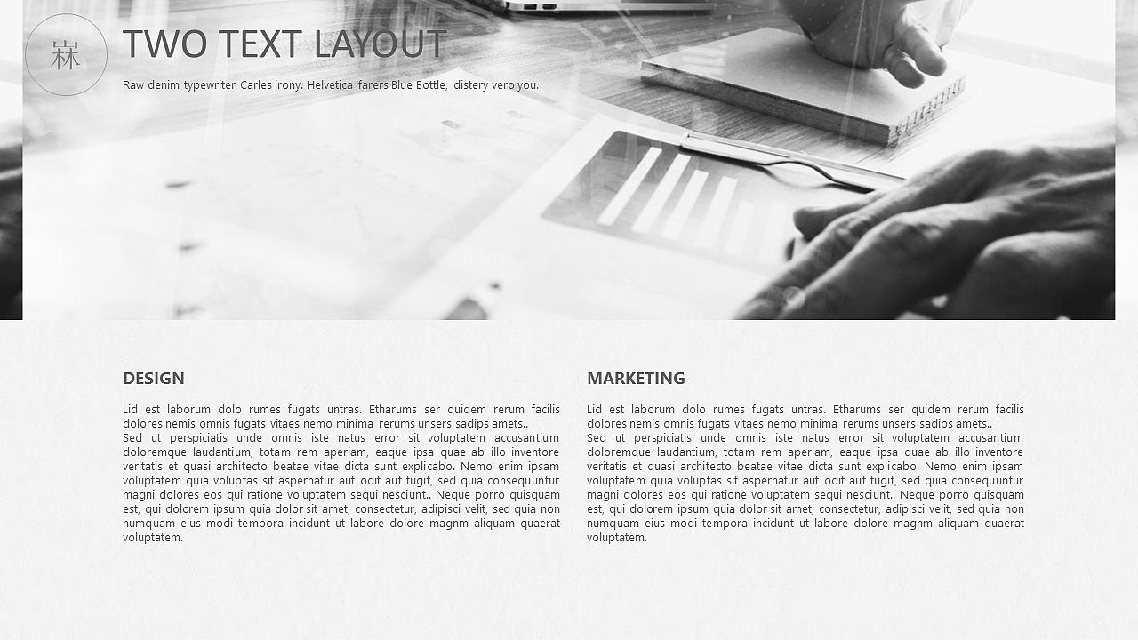 欧美杂志风年终总结年中汇报PPT模板