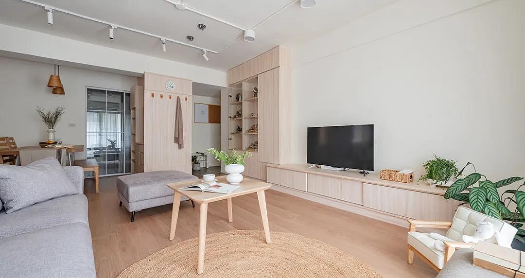 86㎡旧房改造,坚持以实用为主,日子简单又幸福