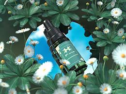 绿意葱葱的风格-keyshot渲染