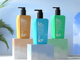 《洗发水》产品建模渲染