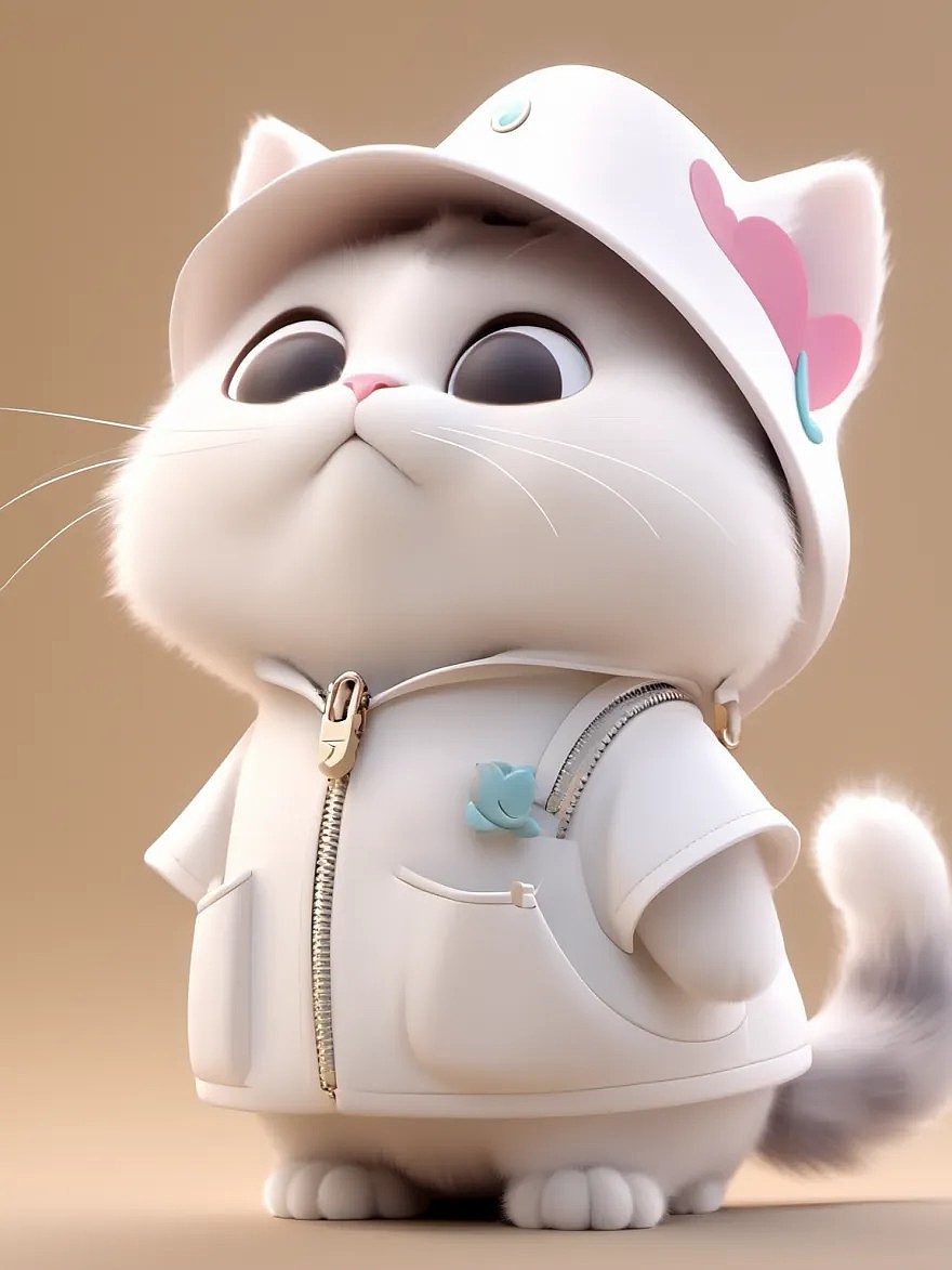 sdxl 3d可爱模型生图(猫咪)