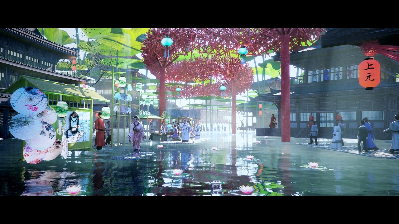 【UE4】【blender】平康坊（图ZMzA4ODYwNTky） - 动画/影视 - 站酷设计师Nia_a原创素材 - 站酷ZCOOL