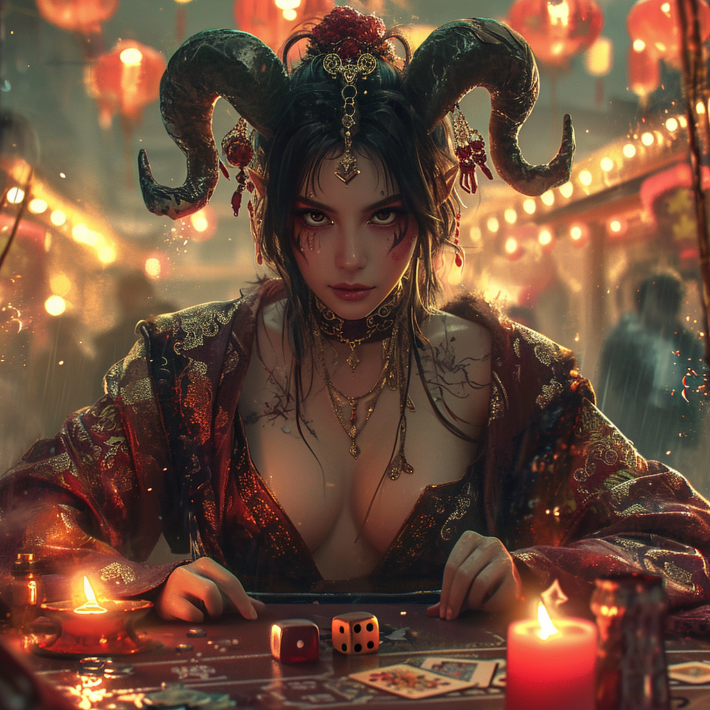 魅力动漫风恶魔角色插画（图ZMzU5NTI5Njc2） - 商业插画 - 站酷设计师荷逸原创素材 - 站酷ZCOOL