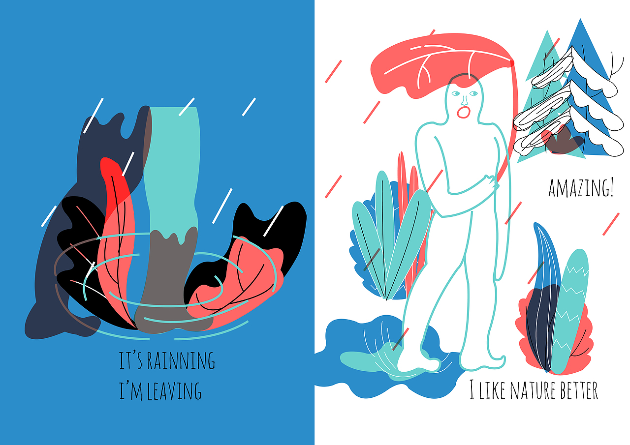 《Where Can I find you?》个人Zine（图ZNDY1NDE4MTI=） - 艺术插画 - 站酷设计师尾端端原创素材 - 站酷ZCOOL