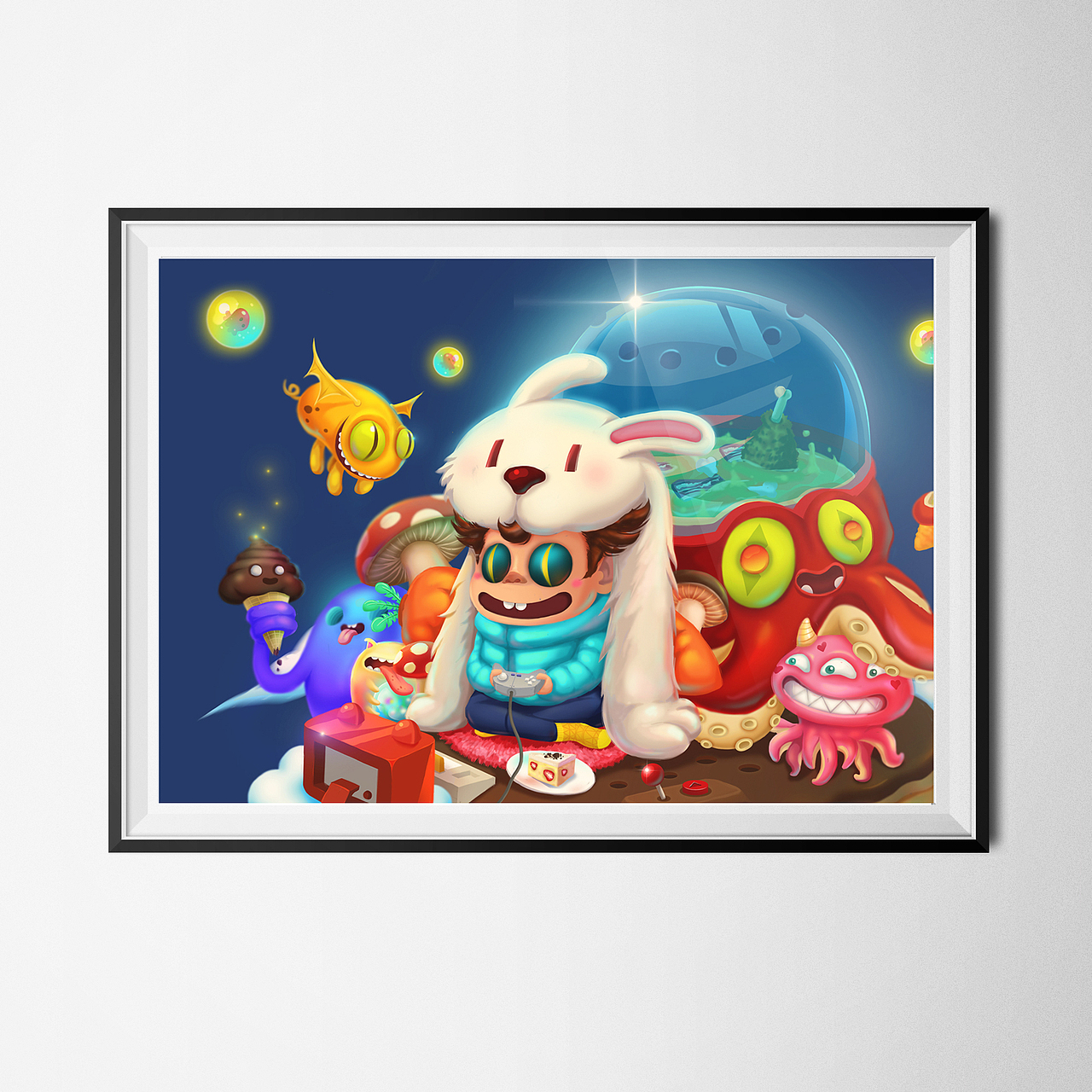 失眠之境（图ZMjM5NTA1MjQ=） - 商业插画 - 站酷设计师披萨边儿原创素材 - 站酷ZCOOL