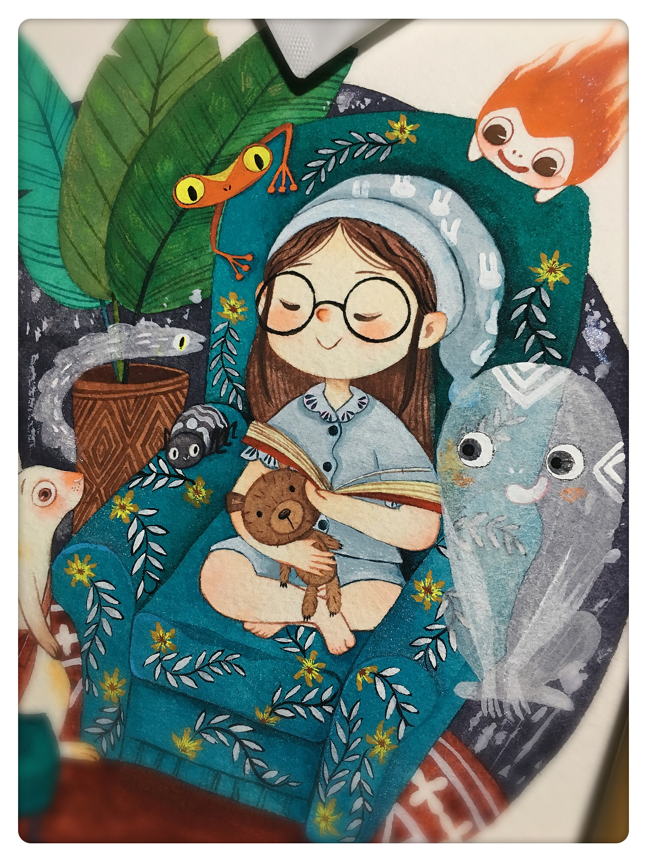 《小兔子听故事》