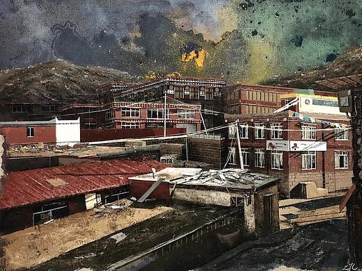 造境系列！已被藏家收藏（个人主页-ZMzA2MjI2MDA=） - 绘画 - 站酷设计师宗建成原创素材 - 站酷ZCOOL