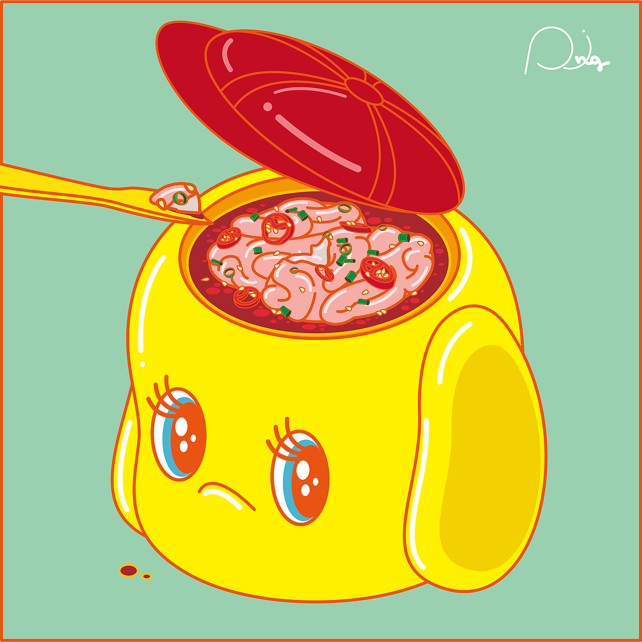 九月一周一畫小集（圖ZMjczNDY1ODgw） - 新銳潮流插畫 - 站酷設(shè)計師PingW原創(chuàng)素材 - 站酷ZCOOL