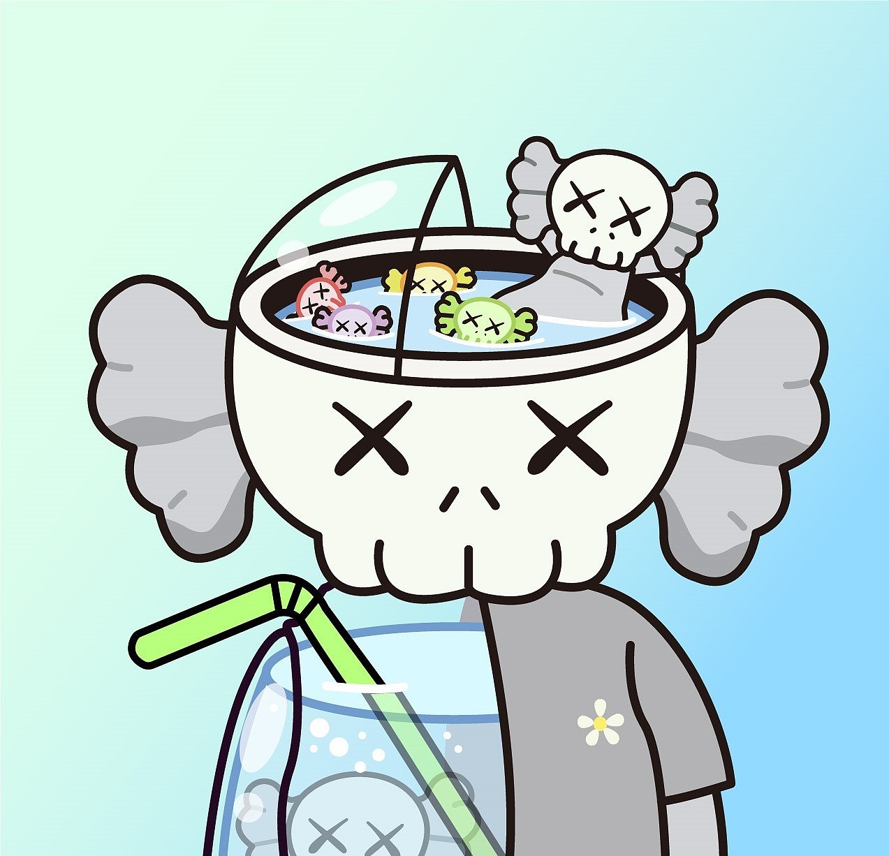 kaws头像设计（图ZMjg2Mjc4NDEy） - IP形象 - 站酷设计师秦青KOLA原创素材 - 站酷ZCOOL