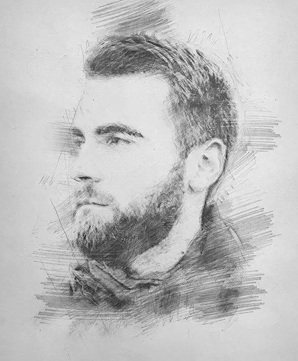 ps动作之数码照片图片转铅笔素描手绘线稿效果