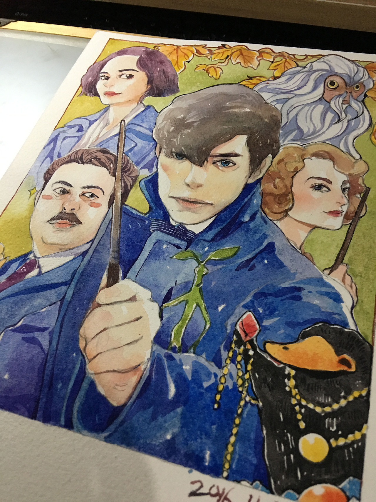 神奇动物在哪里|插画|创作习作|阿迷子yang_原创作品-站酷zcool