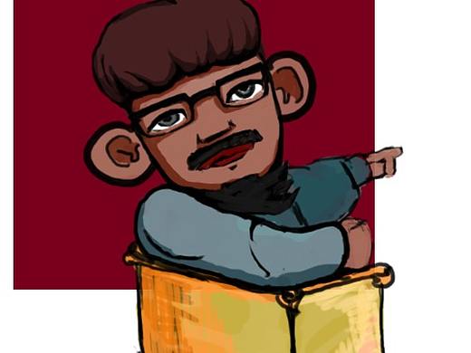 困在箱子里的人