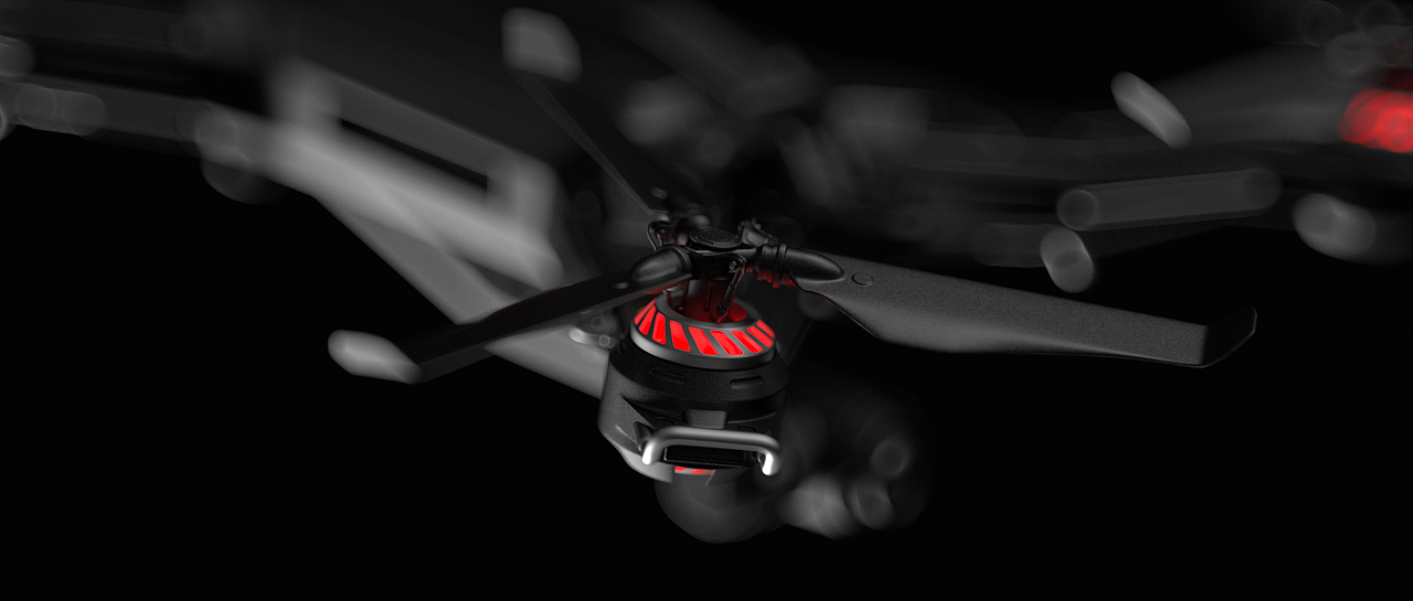 无人机产品渲染