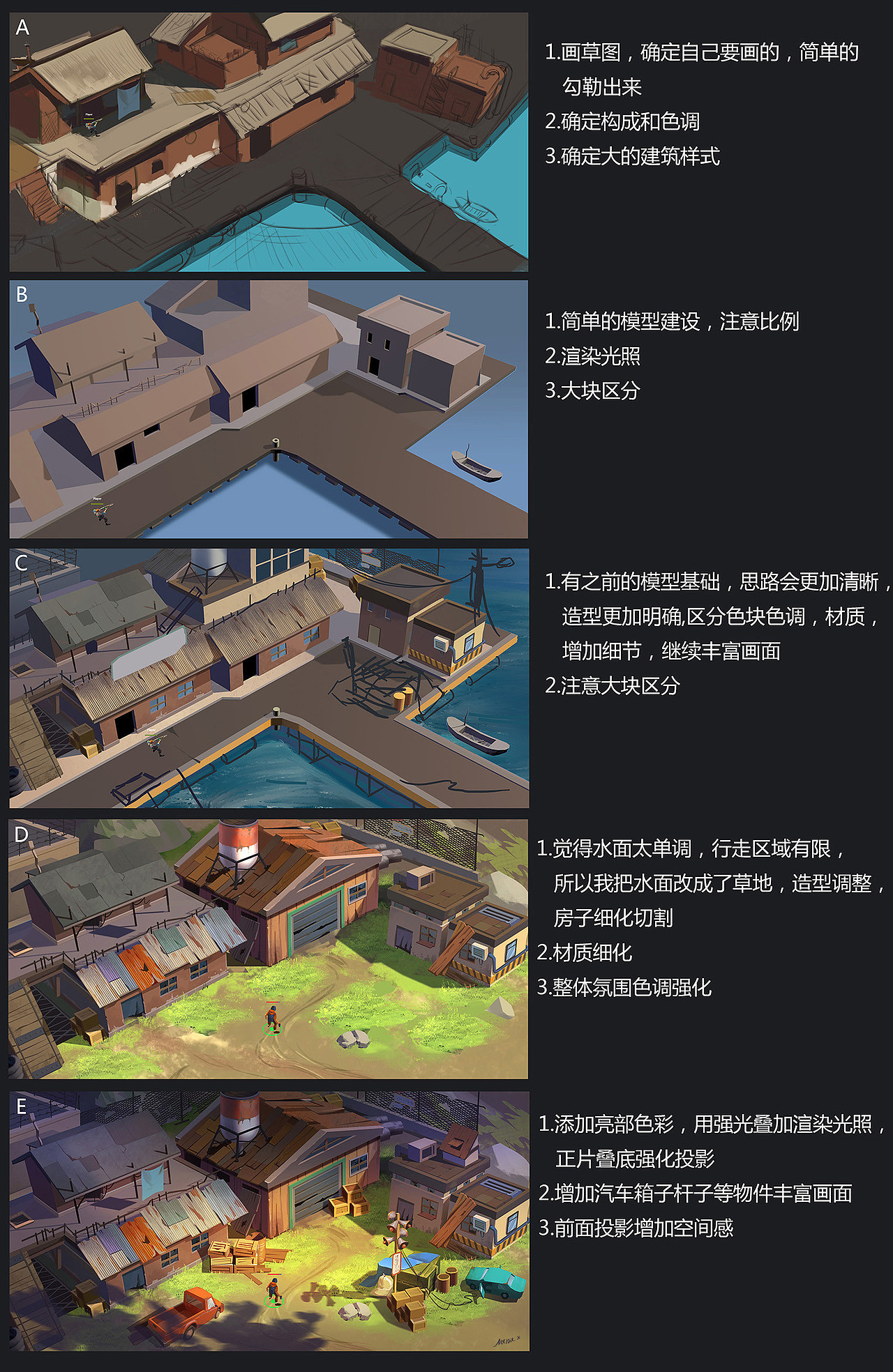 3D辅助绘画过程分享（图ZMTAxMjI3MTk2） - 游戏原画 - 站酷设计师NANA_X原创素材 - 站酷ZCOOL