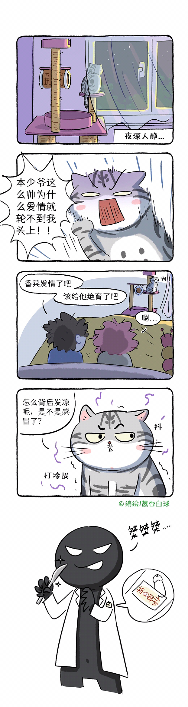 《葱花香菜不加辣》第六话 变身日记（图ZMzM5NTM5Nzg4） - 短篇/格漫 - 站酷设计师葱香白球原创素材 - 站酷ZCOOL