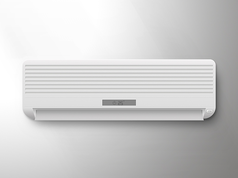 半写实风格空调