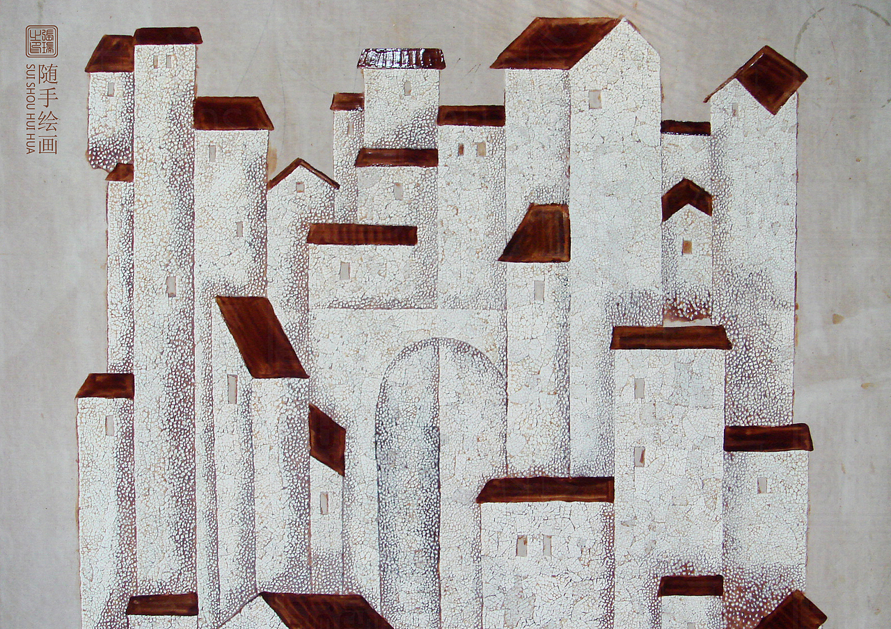 《江南水乡》漆画（图ZODc5MzQxNzI=） - 工艺品设计 - 站酷设计师瑞哥RYAN原创素材 - 站酷ZCOOL