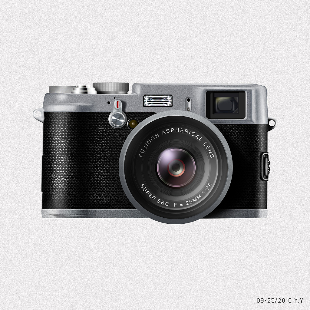 fuji camera 相机 ps制作 写实