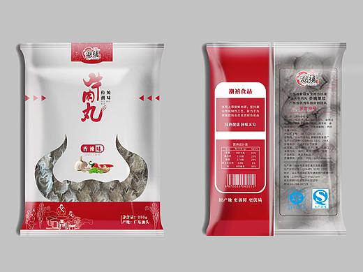 新版牛肉丸包装袋设计