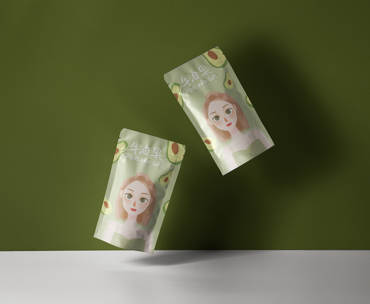 手绘插画水果系列