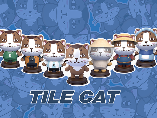 喵咪瓦片の日常（个人主页-ZNDYyNjU1MTY=） - IP形象 - 站酷设计师郑璐霞原创素材 - 站酷ZCOOL