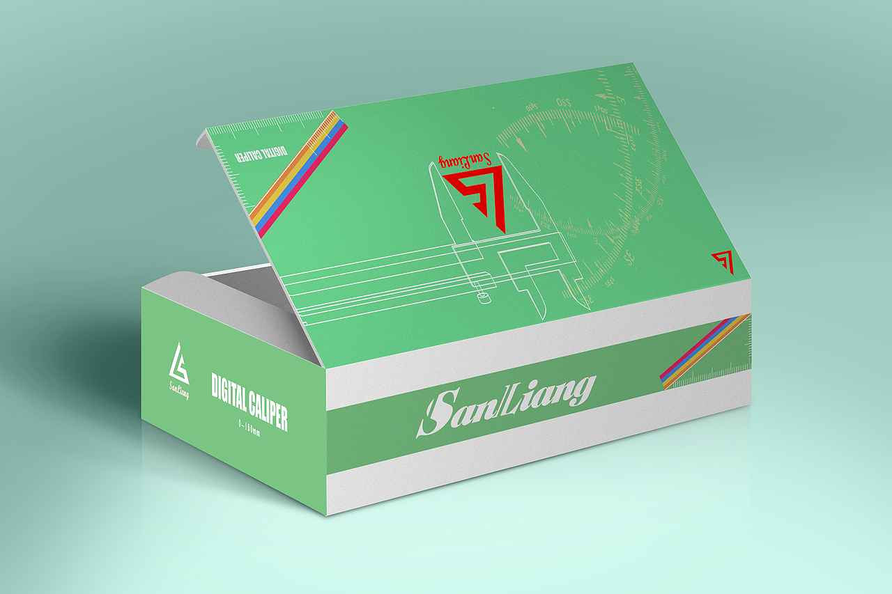 原创包装 三量 游标卡尺包装设计（图ZMTM1Njk0OTE2） - 包装 - 站酷设计师Brady_Z原创素材 - 站酷ZCOOL